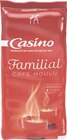 Café moulu Familial - CASINO en promo chez Casino Supermarchés Colomiers à 1,29 €