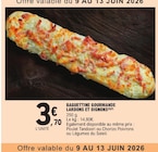 Baguettine Gourmande Lardons et Oignons en promo chez E.Leclerc Baguettine Gourmande Lardons et Oignons dans le catalogue E.Leclerc
