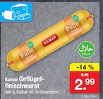 Geflügelfleischwurst im Angebot bei Zimmermann in Nordhorn Geflügelfleischwurst Angebote von Kamar bei Zimmermann Nordhorn für 2,99 €