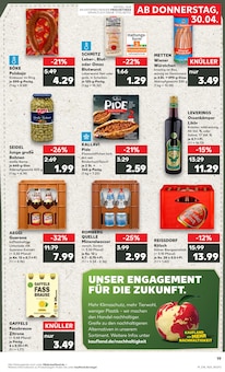 Bier im Kaufland Prospekt "Aktuelle Angebote" mit 62 Seiten (Gummersbach)