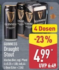 Draught Stout von Guinness im aktuellen ALDI Nord Prospekt