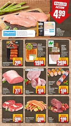 Bio Fleisch Angebot im aktuellen REWE Prospekt auf Seite 8