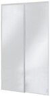 Lot de 2 portes de placard coulissantes miroir H. 250 x L. 120 cm - Cooke and Lewis en promo chez Brico Dépôt Reims à 149,00 €
