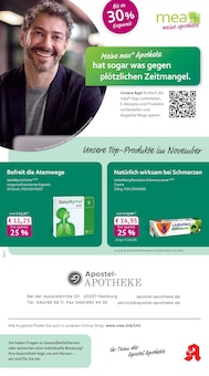 Aktueller mea - meine apotheke Prospekt "Unsere November-Angebote" für Hamburg Aktueller mea - meine apotheke Prospekt für Hamburg mit Seiten
