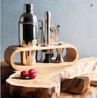 Coffret cocktail support bambou - Maxi Bazar à Nanterre Coffret cocktail support bambou en promo chez Maxi Bazar Nanterre à 19,99 €