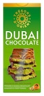 TABLETTE CHOCOLAT DUBAÏ FOURRÉ PISTACHE ET KUNAFA - TRÉSORS D'ORIENT - Netto TABLETTE CHOCOLAT DUBAÏ FOURRÉ PISTACHE ET KUNAFA - TRÉSORS D'ORIENT à 4,99 € dans le catalogue Netto