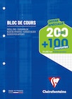 Clairefontaine - Bloc de cours - A4 - 300 pages - grands carreaux (Seyes) - perforé - Clairefontaine - Bureau Vallée Clairefontaine - Bloc de cours - A4 - 300 pages - grands carreaux (Seyes) - perforé - Clairefontaine à 3,99 € dans le catalogue Bureau Vallée