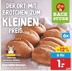 Schnittbrötchen Angebote von Backstube bei Netto Marken-Discount Kirchheim für 1,00 €