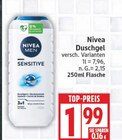 Duschgel Sensitive im EDEKA Prospekt Duschgel Sensitive von Nivea im aktuellen EDEKA Prospekt für 1,99 €