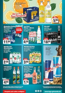 Wasser im Logo Getränkemarkt Prospekt "Aktuelle Angebote" mit 4 Seiten (Wiesbaden)