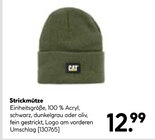 Strickmütze von CAT für 12,99 € bei Hellweg im Angebot Strickmütze von CAT im aktuellen Hellweg Prospekt