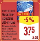Geschirrspültabs All-in-One von Power Force im aktuellen ALDI Nord Prospekt