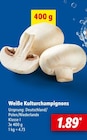 Weiße Kulturchampignons im Angebot bei Lidl in Reutlingen Weiße Kulturchampignons Angebote bei Lidl Reutlingen für 1,89 €