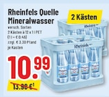 Trinkgut Dinslaken - Rheinfels Quelle Angebot im Prospekt Rheinfels Quelle bei Trinkgut im Dinslaken Prospekt für 10,99 €