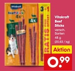 Beef Sticks im Angebot bei Netto Marken-Discount in Fulda Beef Sticks Angebote von Vitakraft bei Netto Marken-Discount Fulda für 0,99 €