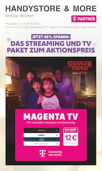 Aktueller handystore & more Prospekt (Tostedt, 12 Seiten zum blättern handystore & more Prospekt DAS STREAMING UND TV PAKET ZUM AKTIONSPREIS mit 12 Seiten