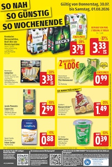 Bier im nah und gut Prospekt "Aktuelle Angebote" mit 16 Seiten (Langenhagen)