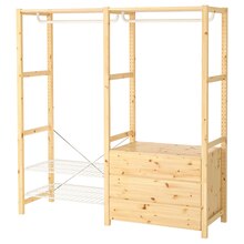 IKEA Hannover - Regal + Böden/Kleiderstangen/Kommo 174x50x179 cm Regal + Böden/Kleiderstangen/Kommo 174x50x179 cm Angebot bei IKEA Hannover im Prospekt "knut Schlussverkauf"