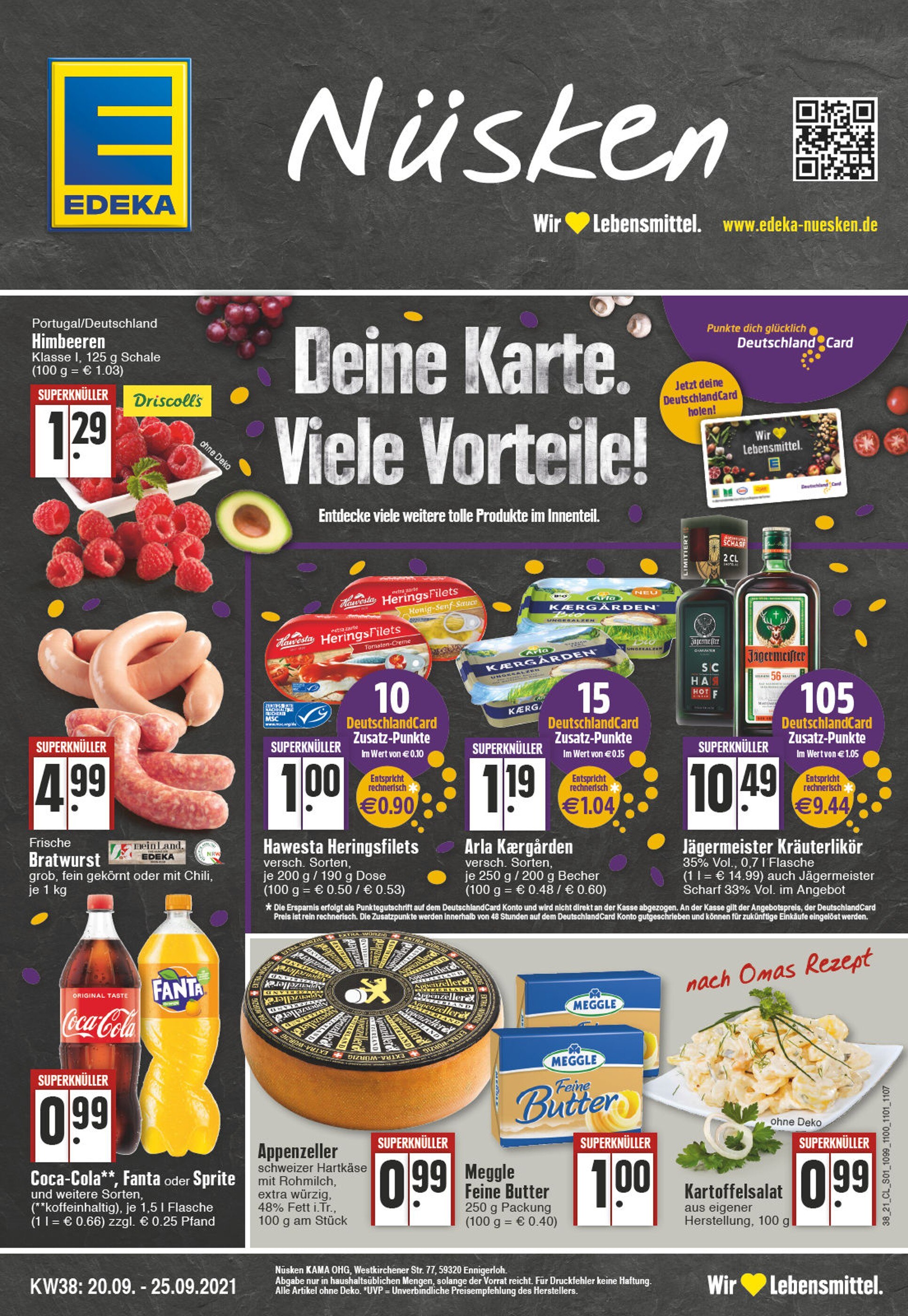 EDEKA Prospekt für Soest mit 32 Seiten EDEKA Prospekt für Soest: "Aktuelle Angebote", 32 Seiten, 20.09.2021 - 25.09.2021
