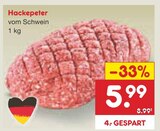 Netto Marken-Discount Rudolstadt - Hackepeter Angebot im Prospekt Hackepeter bei Netto Marken-Discount im Rudolstadt Prospekt für 5,99 €