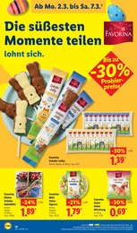 Lidl Schokolade im Prospekt 