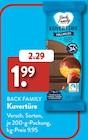 Kuvertüre Vollmilch im Angebot bei ALDI SÜD in Freiburg Kuvertüre Vollmilch Angebote von Back Family bei ALDI SÜD Freiburg für 1,99 €