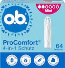 Tampons ProComfort Mini von o.b. für 5,95 € bei dm-drogerie markt im Angebot Tampons ProComfort Mini von o.b. im aktuellen dm-drogerie markt Prospekt