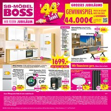 Waschmaschine im aktuellen SB Möbel Boss Prospekt (Görlitz) Waschmaschine im SB Möbel Boss Prospekt "WIR FEIERN JUBILÄUM" mit 12 Seiten (Görlitz)