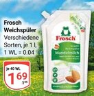Weichspüler im Angebot bei GLOBUS in Völklingen Weichspüler Angebote von Frosch bei GLOBUS Völklingen für 1,69 €