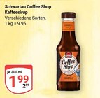Coffee Shop Kaffeesirup Angebote von Schwartau bei GLOBUS Salzgitter für 1,99 €