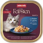 Aktuelles animonda Vom Feinsten in Jelly Adult mit Huhn + Lachs 85 g Angebot bei Zookauf in Leverkusen ab 0,49 €