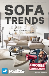 Aktueller Kabs Prospekt mit Möbel, "SOFATRENDS SPECIAL!", Seite 1