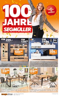 Fernseher im aktuellen Segmüller Prospekt (Pulheim) Fernseher im Segmüller Prospekt "100 Jahre Segmüller - Highlight Angebote" mit 44 Seiten (Pulheim)
