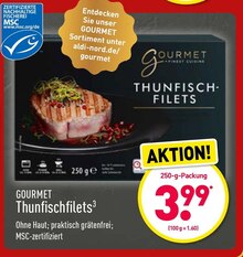 Thunfischfilets bei ALDI Nord in Herford Thunfischfilets im Angebot bei ALDI Nord Herford für 3,99 €