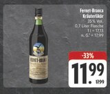 Aktuelles Fernet-Branca Kräuterlikör Angebot bei E center in Erlangen ab 11,99 €