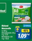 Bioland Mozzarella Angebote von Milbona bei Lidl Mainz für 1,09 €