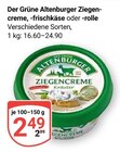 Ziegencreme Angebote von Der Grüne Altenburger bei GLOBUS Neuwied für 2,49 €