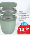 Lunchpot Ellipse XL-Set von Mepal im aktuellen budni Prospekt