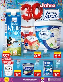 Milch im Netto Marken-Discount Prospekt "Aktuelle Angebote" mit 62 Seiten (Mönchengladbach)