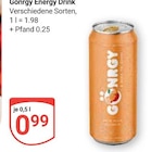 Aktuelles Gongry Energy Drink Angebot bei GLOBUS in Bochum ab 0,99 €