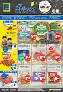 EDEKA Prospekt der Woche "Aktuelle Angebote" Seite 1, 13.10.2025 bis 18.10.2025 für Werl Aktueller EDEKA Prospekt "Aktuelle Angebote" Seite 1 von 24 Seiten für Werl