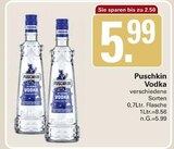 Vodka im Angebot bei WEZ in Löhne Vodka Angebote von Puschkin bei WEZ Löhne für 5,99 €