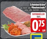 Schweinerücken am Stück im Angebot bei EDEKA in Heidenheim Schweinerücken am Stück Angebote bei EDEKA Heidenheim für 0,75 €