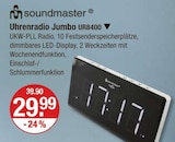Uhrenradio Jumbo UR8400 im Angebot bei V-Markt in Memmingen Uhrenradio Jumbo UR8400 Angebote von soundmaster bei V-Markt Memmingen für 29,99 €
