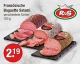 Französische Baguette Salami von R&S im aktuellen V-Markt Prospekt für 2,19 €