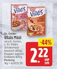 Vitalis Schokomüsli klassisch von Dr. Oetker für 2,22 € bei EDEKA im Angebot Vitalis Schokomüsli klassisch von Dr. Oetker im aktuellen EDEKA Prospekt