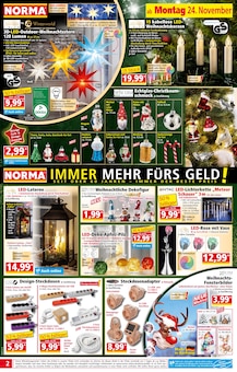 Norma Prospekt der KW 47 "Mehr fürs Geld" Aktueller Norma Prospekt "Mehr fürs Geld" Seite 2 von 20 Seiten