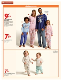 Prix et réduction Pyjama Homme dans le prospectus Auchan Hypermarché en cours Offre Pyjama Homme dans le catalogue Auchan Hypermarché du moment à la page 20