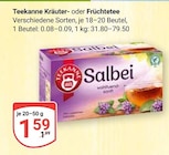 Kräuter- oder Früchtetee im Angebot bei GLOBUS in Rostock Kräuter- oder Früchtetee Angebote von Teekanne bei GLOBUS Rostock für 1,59 €