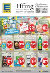 Aktueller EDEKA Supermarkt Prospekt in Gronau und Umgebung, "Aktuelle Angebote" mit 26 Seiten, 15.09.2025 - 20.09.2025